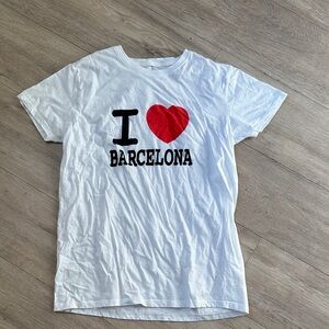 I Love Barcelona White T-Shirt